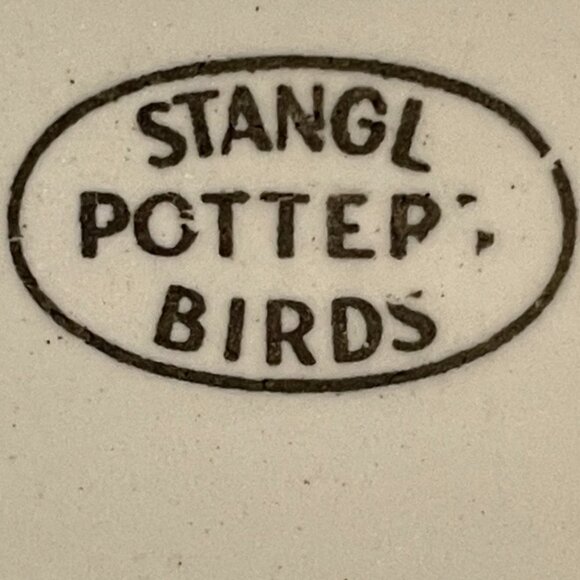 Porcelain Pair of STANGL Pottery Parakeets - Picture 3 of 3